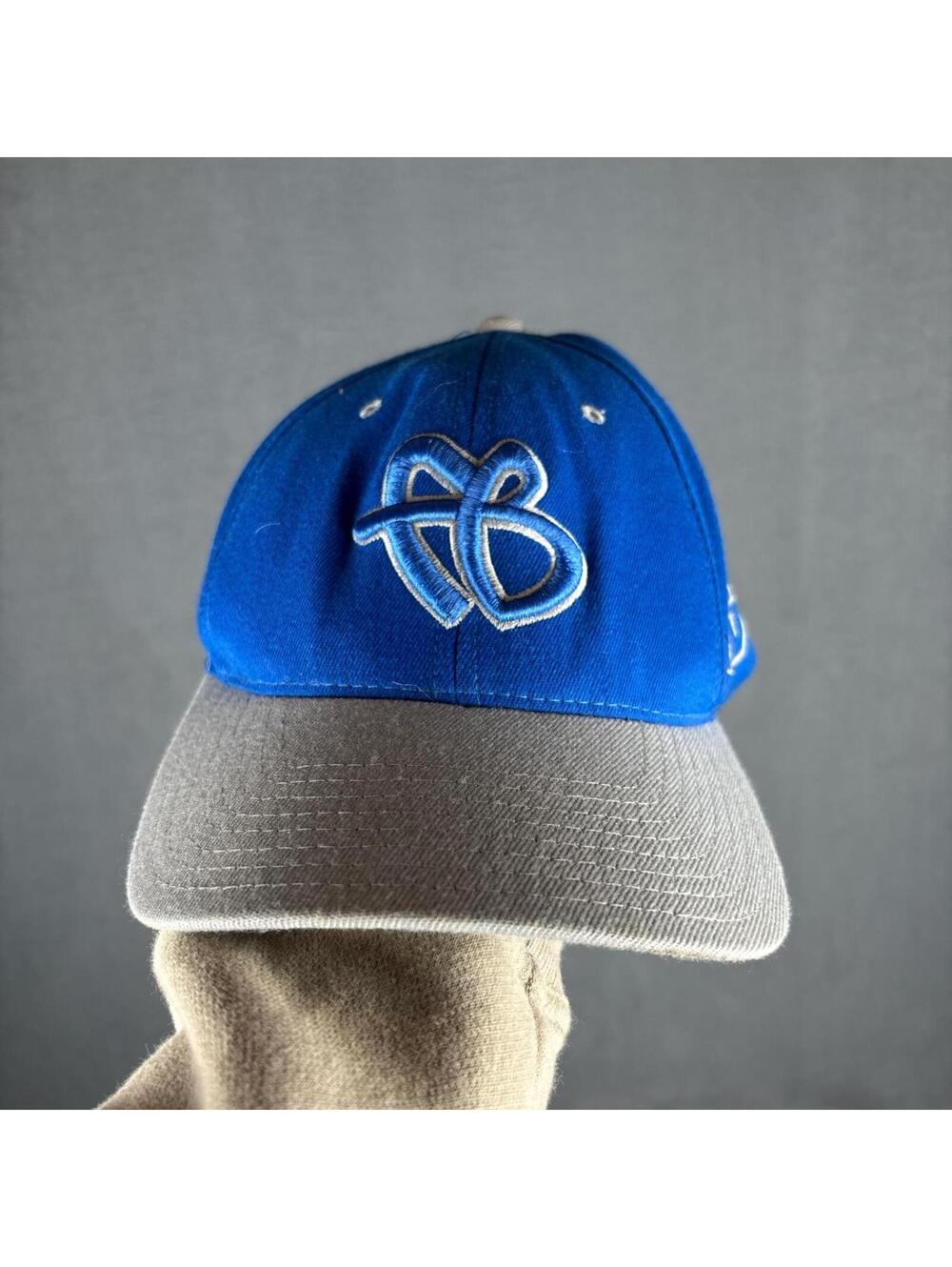 Vintage Y2K Fubu Flex Blue Fitted Hat Cap Unisex Made Dominican Republic